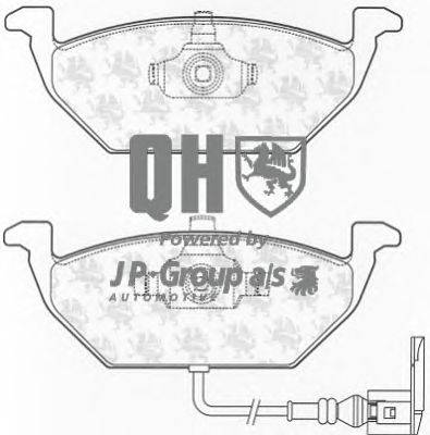Комплект тормозных колодок, дисковый тормоз JP GROUP BP1142
