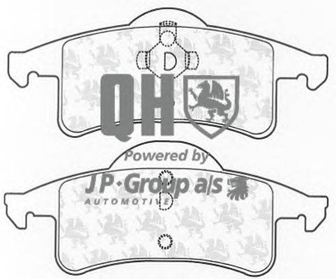 Комплект тормозных колодок, дисковый тормоз JP GROUP BP1266