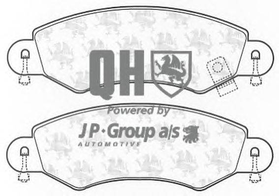 Комплект тормозных колодок, дисковый тормоз JP GROUP BP1273