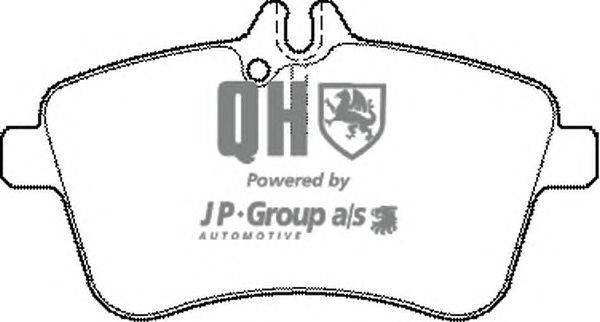 Комплект тормозных колодок, дисковый тормоз JP GROUP BP1482