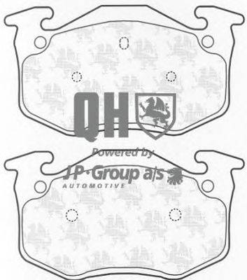 Комплект тормозных колодок, дисковый тормоз JP GROUP BP752