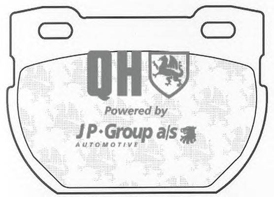 Комплект тормозных колодок, дисковый тормоз JP GROUP BP840