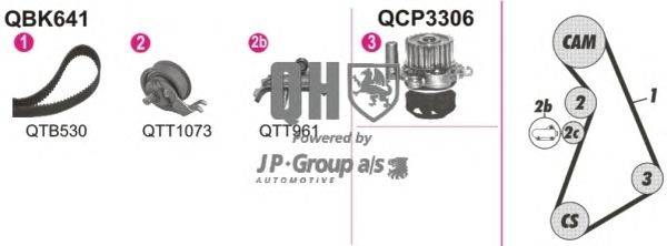 Водяной насос + комплект зубчатого ремня JP GROUP QBPK6410