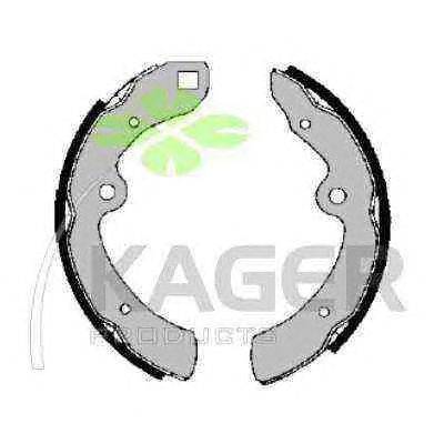Комплект тормозных колодок KAGER 340079