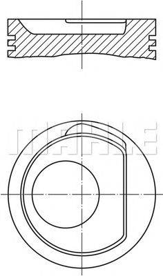Поршень MAHLE ORIGINAL 0305102