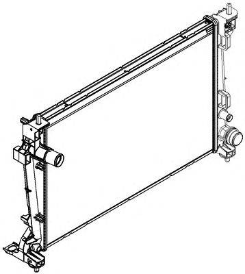 Радиатор, охлаждение двигателя J. DEUS RA0000110