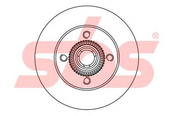 Тормозной диск sbs 18152047121
