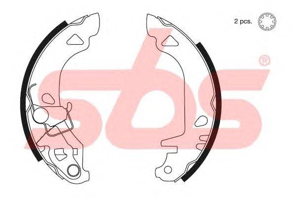 Комплект тормозных колодок sbs 18502723547