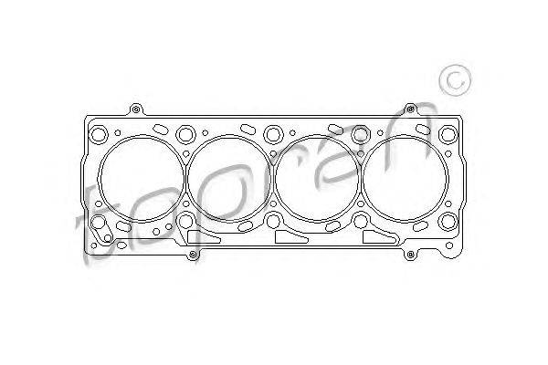 Прокладка, головка цилиндра TOPRAN 109 357