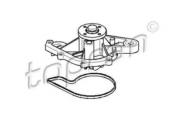 Водяной насос TOPRAN 407 922