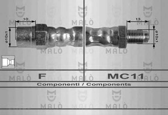 Тормозной шланг MALÒ 8178