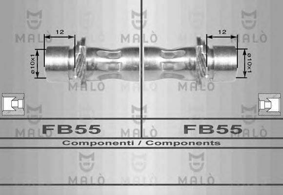 Тормозной шланг MALÒ 8959