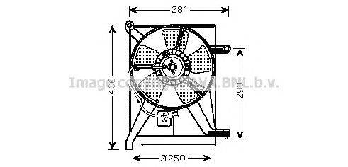 Вентилятор, охлаждение двигателя PRASCO DW7510