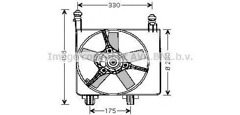 Вентилятор, охлаждение двигателя PRASCO FD7524