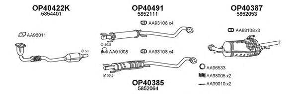 Система выпуска ОГ VENEPORTE 400226