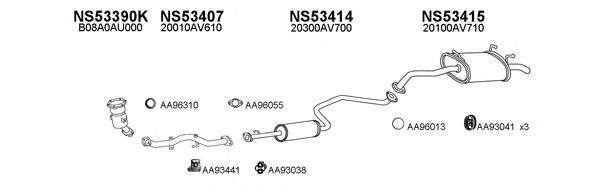Система выпуска ОГ VENEPORTE 530112