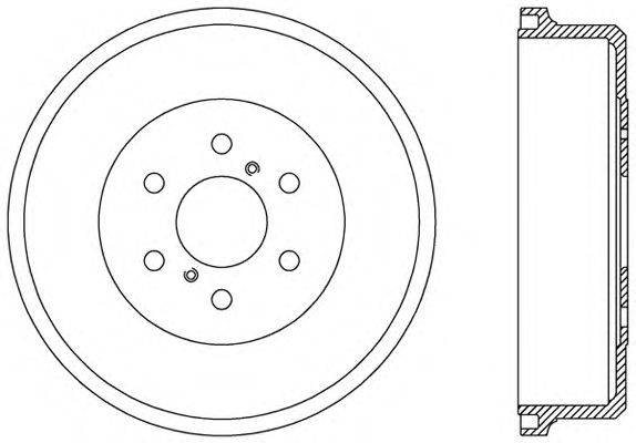 Тормозной барабан OPEN PARTS BAD9081.10