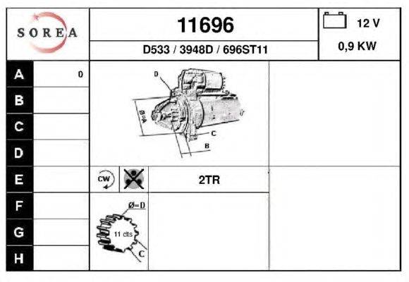 Стартер EAI 11696