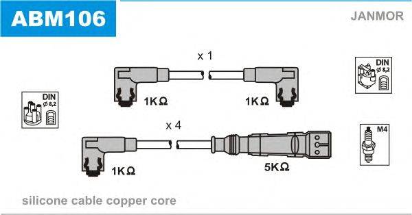 Комплект проводов зажигания JANMOR ABM106