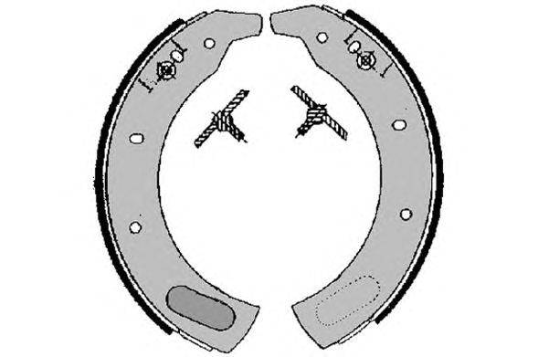 Комплект тормозных колодок DELPHI 1148