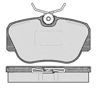 Комплект тормозных колодок, дисковый тормоз RAICAM 402.0