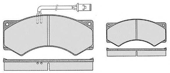 Комплект тормозных колодок, дисковый тормоз RAICAM 14051