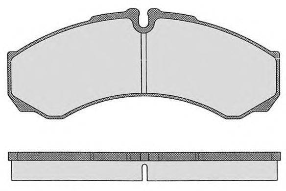 Комплект тормозных колодок, дисковый тормоз HAVAM 7426