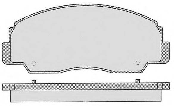 Комплект тормозных колодок, дисковый тормоз RAICAM 21712