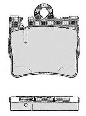 Комплект тормозных колодок, дисковый тормоз RAICAM 23078