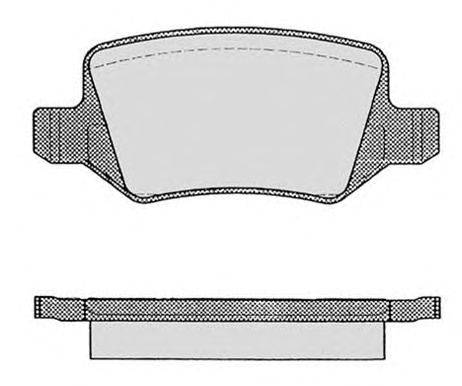 Комплект тормозных колодок, дисковый тормоз RAICAM 23138