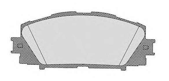 Комплект тормозных колодок, дисковый тормоз RAICAM 863.0