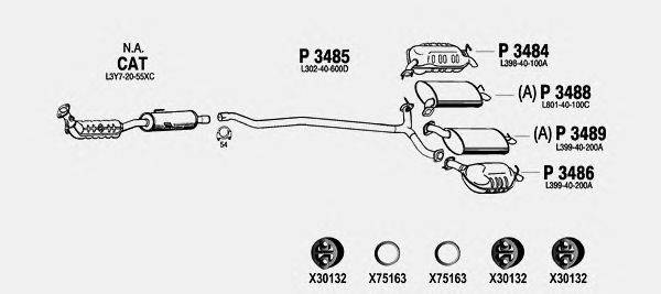 Система выпуска ОГ FENNO MA704