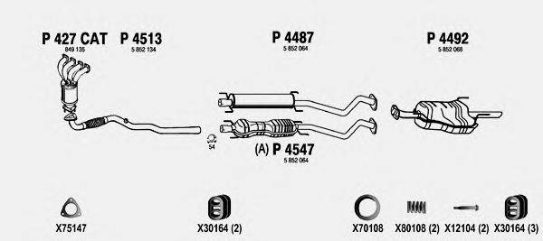 Система выпуска ОГ FENNO OP407