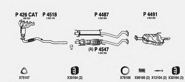 Система выпуска ОГ FENNO OP412
