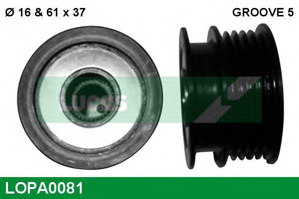 Механизм свободного хода генератора LUCAS ENGINE DRIVE LOPA0081