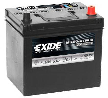 Стартерная аккумуляторная батарея; Стартерная аккумуляторная батарея EXIDE EL604