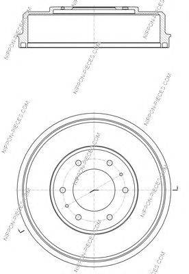 Тормозной барабан NPS ADC44711