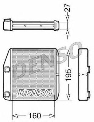 Теплообменник, отопление салона NPS DRR09075