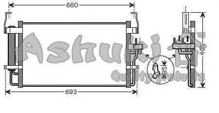 Конденсатор, кондиционер ASHUKI Y550-61