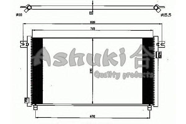 Конденсатор, кондиционер ASHUKI N65780