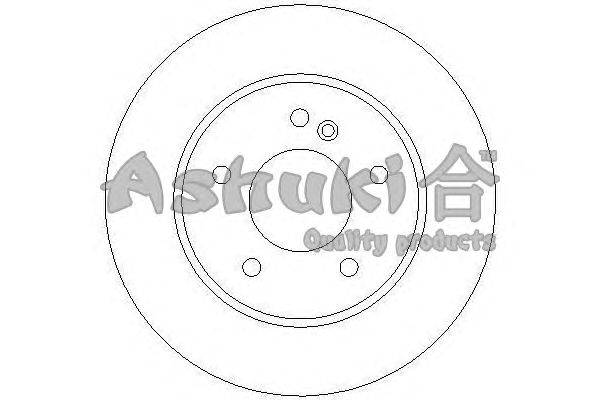 Тормозной диск ASHUKI QM6001