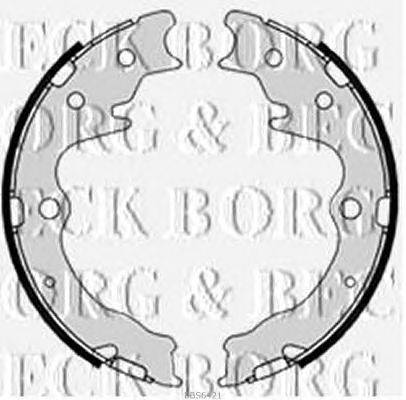 Комплект тормозных колодок BORG & BECK BBS6421