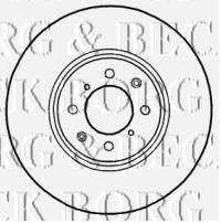 Тормозной диск BORG & BECK BBD4564