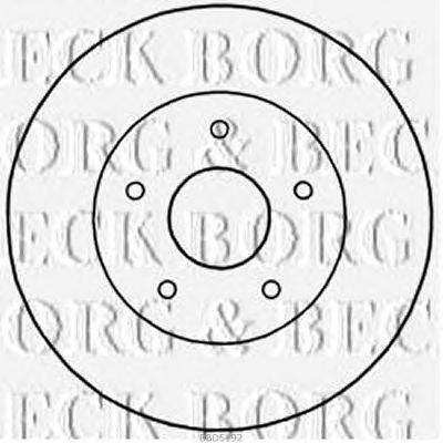 Тормозной диск BORG & BECK BBD5192