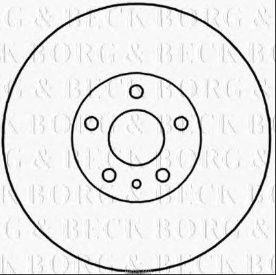 Тормозной диск BORG & BECK BBD5340