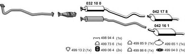 Система выпуска ОГ ERNST 050026