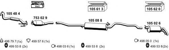 Система выпуска ОГ ERNST 060044