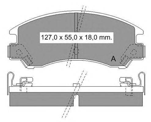 Комплект тормозных колодок, дисковый тормоз VEMA 20113