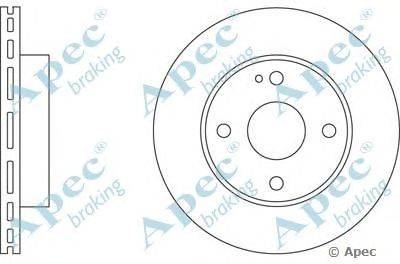 Тормозной диск APEC braking DSK109