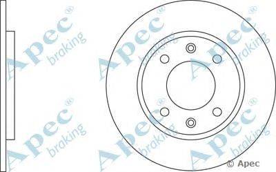 Тормозной диск APEC braking DSK119